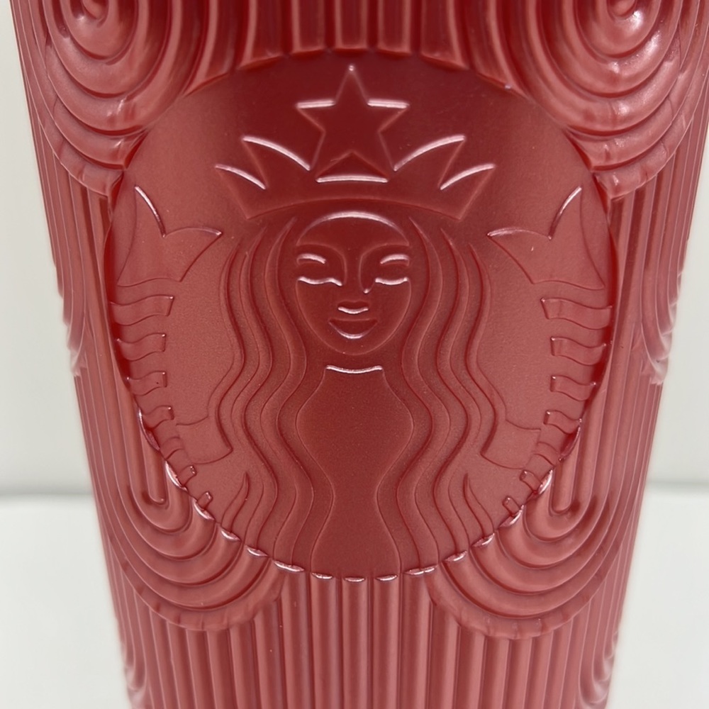 Starbucks 24oz Art Deco Design Tumbler, Lid with Straw